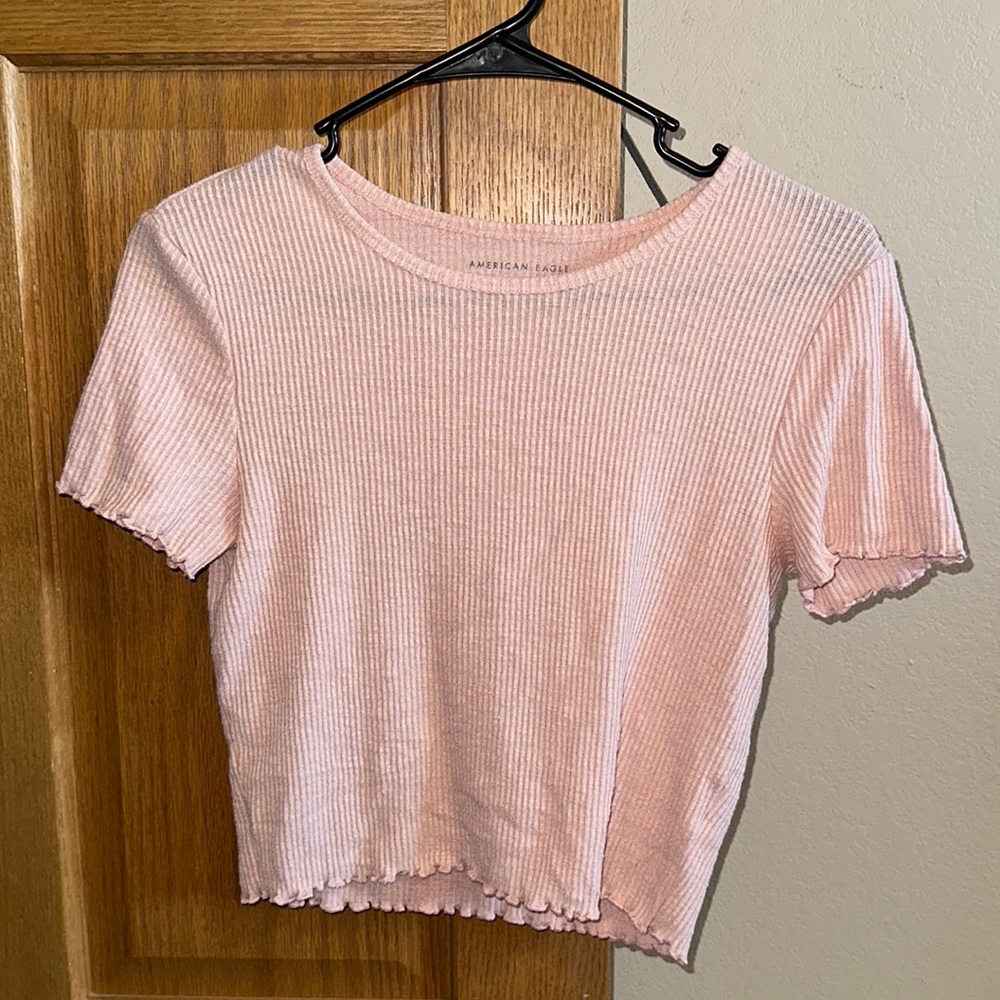 American Eagle ribbed basic